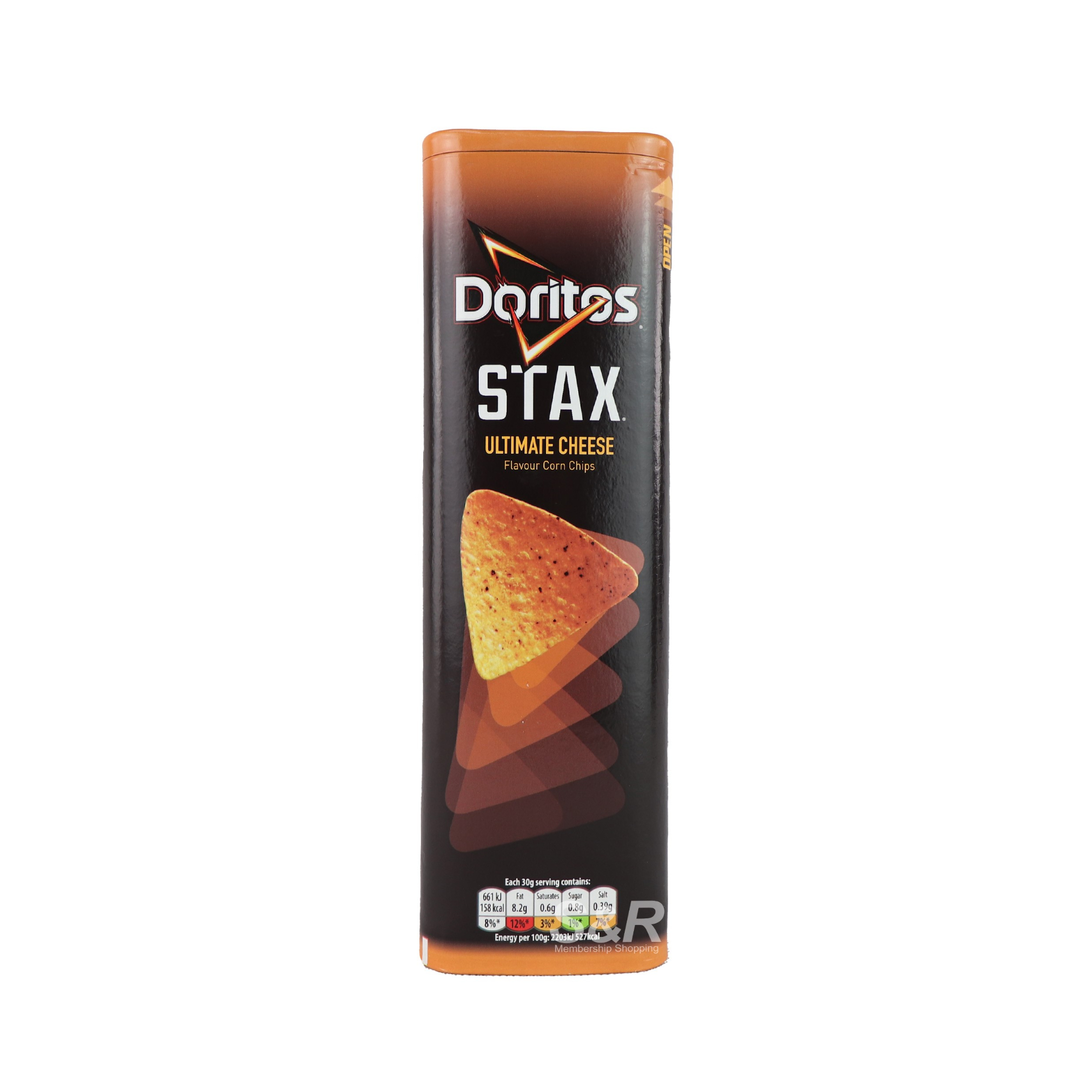 Doritos Stax Ultimate Cheese Corn Chips 170g Doritos Stax Ultimate Cheese Corn Chips 170g